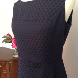 Banana Republic sheath navy dress.